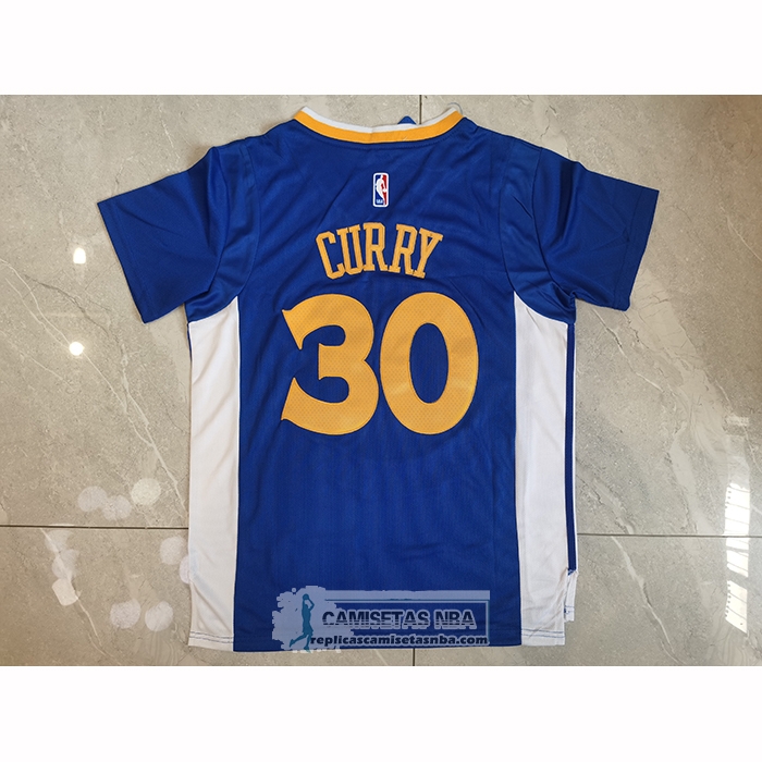 Camiseta Manga Corta Golden State Warriors Icon Curry NO 30 Azul